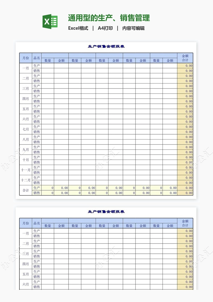 通用型的生产、销售管理