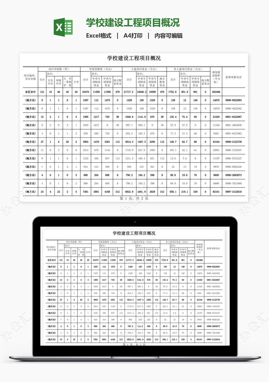 学校建设工程项目概况